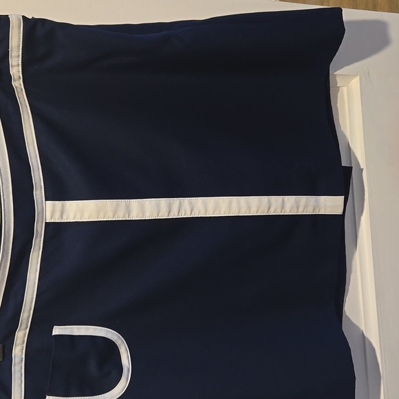 Izod Golf Navy Skirt with White Accent Trim - Picture 6 of 11